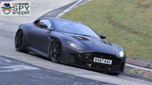 Aston Martin spotted testing the new Vanquish at the Nurburgring