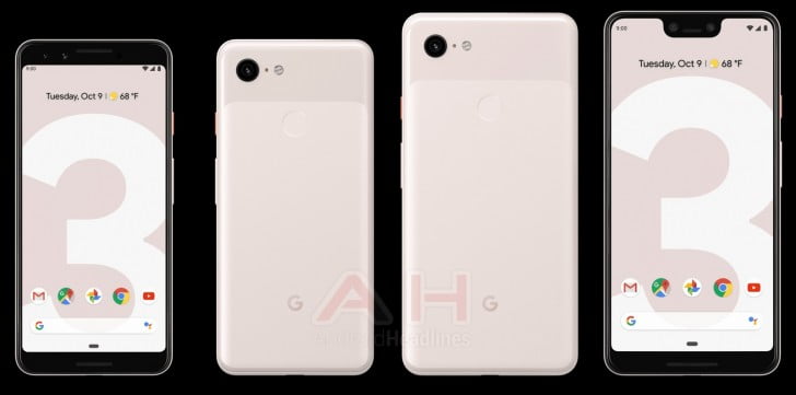 Google Pixel 3 and Pixel 3 XL now leak in “Sand”, which is a pale pink