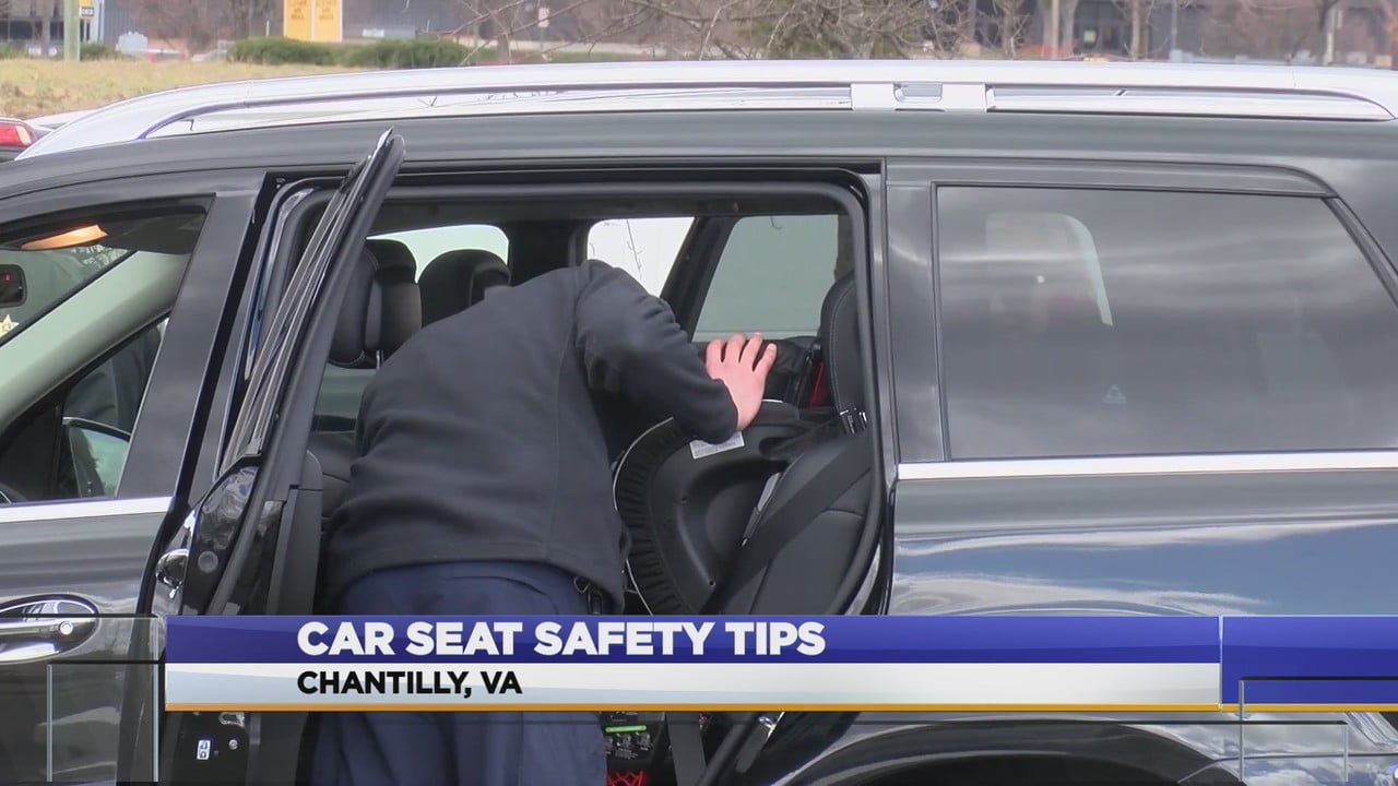 Car seat tips offered by Northern Virginia law enforcement agencies